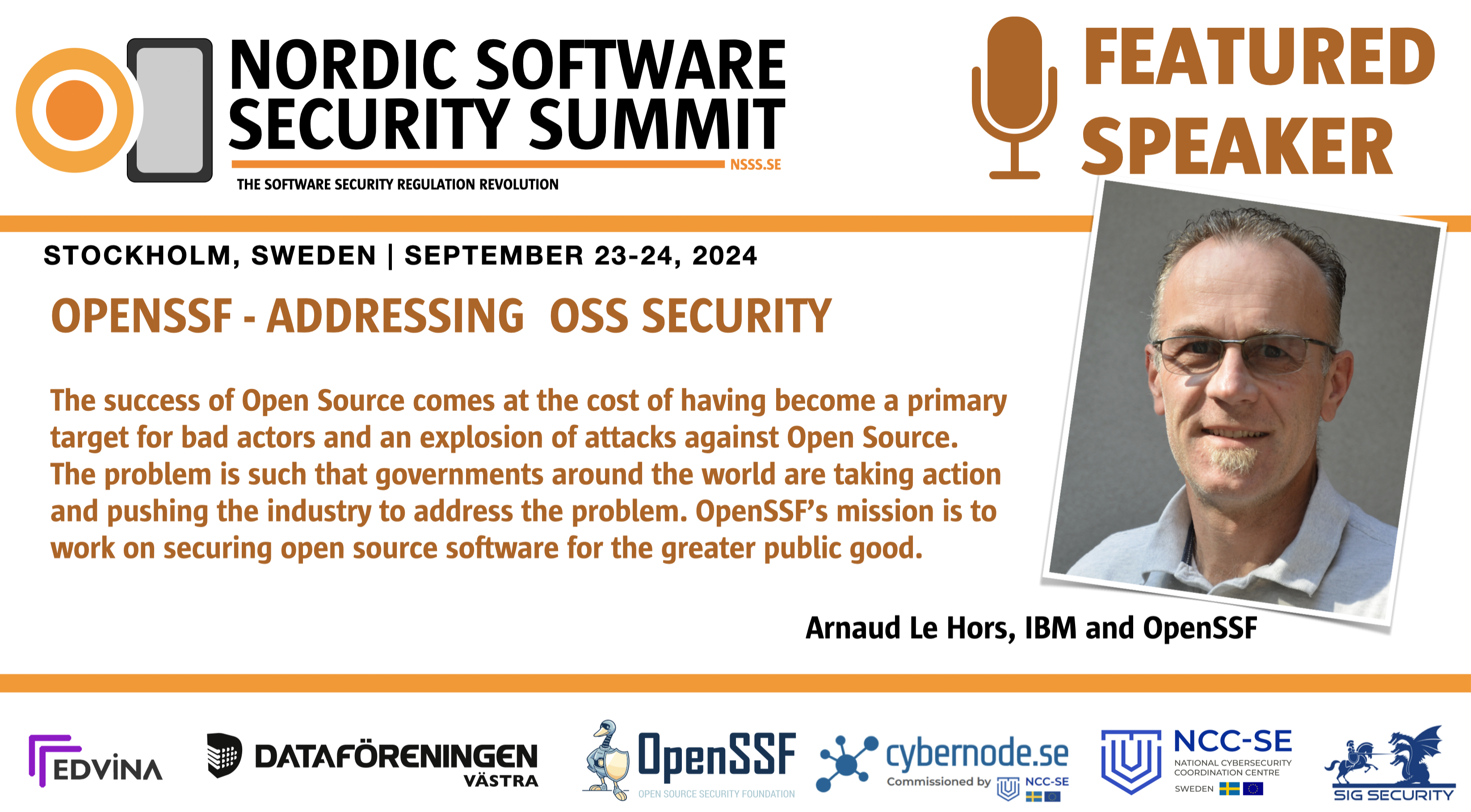 Learn more about the OpenSSF with Arnaud Le Hors