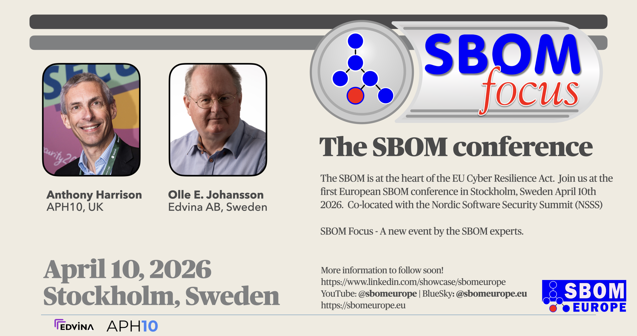 Launching SBOM Focus April 10th, 2026